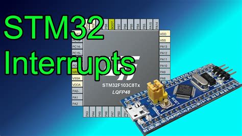 Interrupts Stm Programming With Stm F C T Blue Pill C In