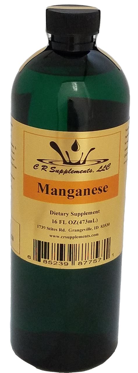 Manganese Dietary Supplement - CR Supplements