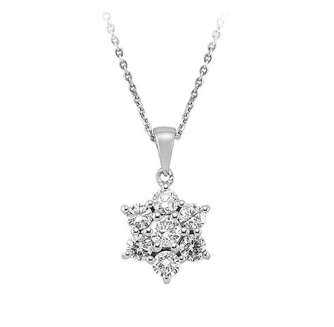 Diamant Collier Ct Wei Gold Karat Diamondoro De