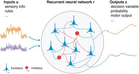 Recurrent Neural Network Rnn A Trained Rnn Of Excitatory And Download Scientific Diagram