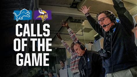 Dan Millers Calls Of The Game Detroit Lions Clinch Nfc North Video