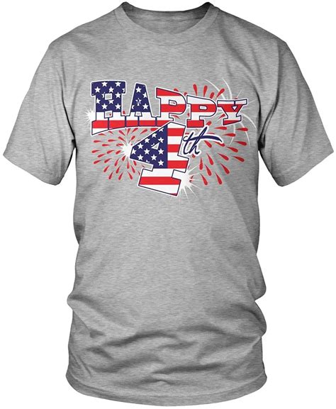 Quality T Shirts Men Printing Short Sleeve O Neck Tshirt Happy 4th Of July Independence Day