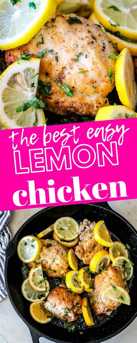 The Best Easy Lemon Chicken Recipe Sweet Cs Designs