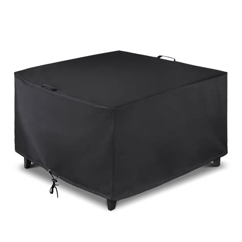 Unicook Fire Pit Cover Square, Large Fire Table Cover, Waterproof Patio ...