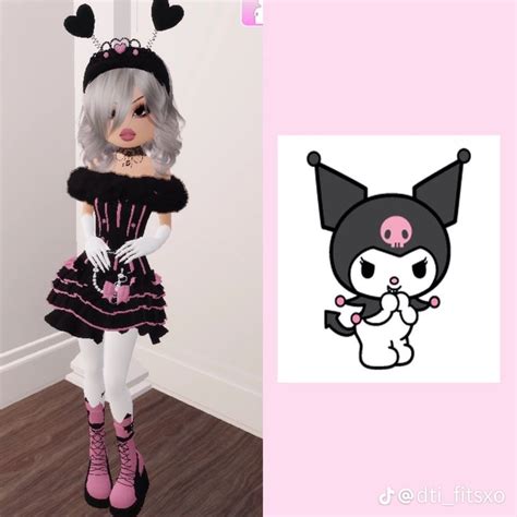 Pin By Jas On Dti In 2024 Hello Kitty Dress Hello Kitty Dress To Impress