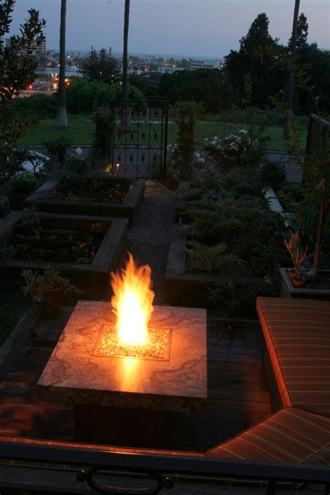 Balboa Fire Pit Table By COOKE Eclectic Patio Orange County By