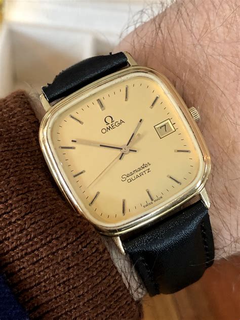 Omega Seamaster Quartz Cal S Gold Plated Vintage Watch Omega