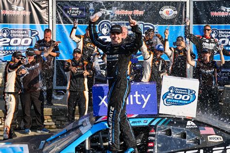 Sam Mayer Wins Overtime Thriller In Xfinity Race At Watkins Glen The