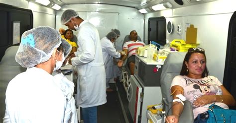 G1 Ônibus Do Hemoal Coleta Sangue No Clima Bom Em Maceió Neste