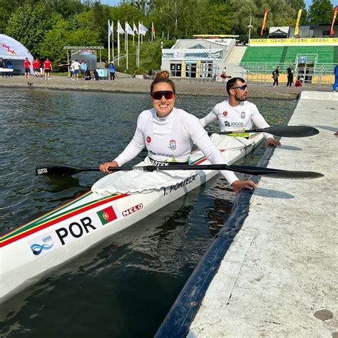 DESPORTO Canoagem Fernando Pimenta E Teresa Portela Conquistam Ouro