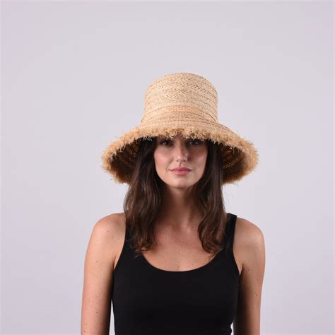 Womens Classic Leghorn And Raffia Straw Beach Hats Peter Beaton Page 2