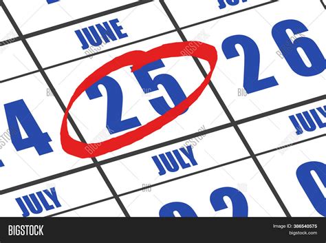 June 25th. Day 25 Image & Photo (Free Trial) | Bigstock