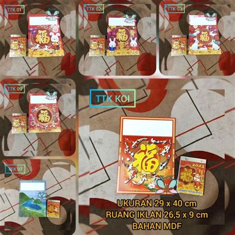 Jual Kalender Harian Sobek Medium 2023 Shio Kelinci 1 Set Tatakan Besar