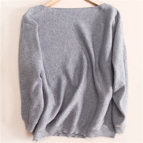 2017 Autumn Winter New Womens Cashmere Sweater Fashion One Collar