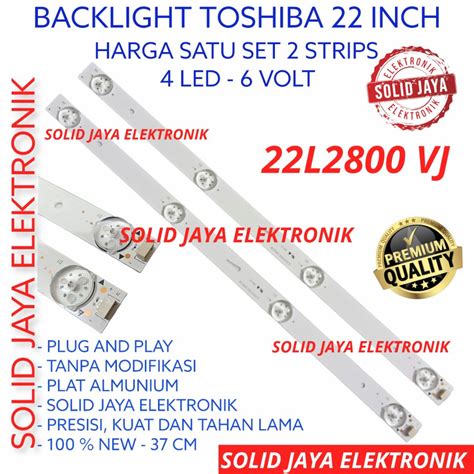 Jual Backlight Tv Led Toshiba Inc L Vj L Vj L Lampu Bl