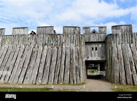 viking Castle Trelleborgen in Trelleborg, Sweden Stock Photo - Alamy