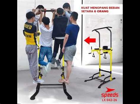 Speeds Power Tower Pull Up Bar Chin Up Bar Fitness Gym Alat Fitness