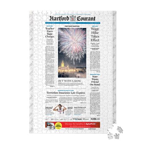 Hartford Courant Page Print Jigsaw Puzzle | Shop the Tribune Publishing