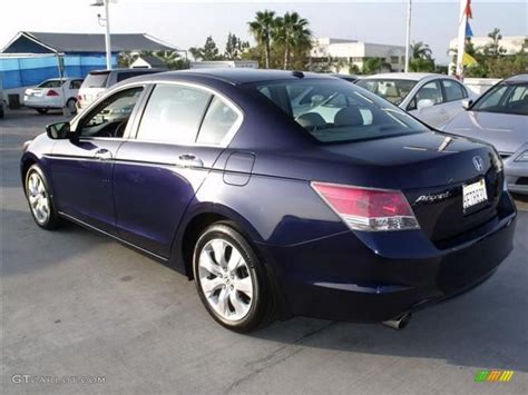 2008 Royal Blue Pearl Honda Accord Ex L V6 Sedan 36063679 Photo 5 Car Color