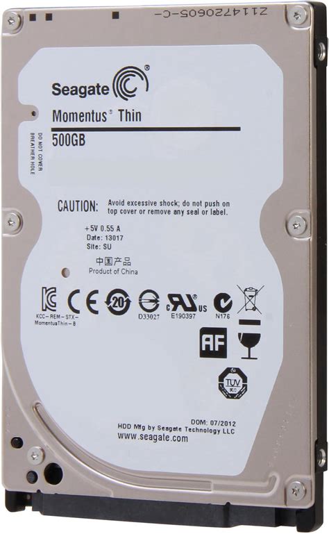 Seagate Laptop Thin ST500LT012 500GB 5400 RPM 16MB Cache SATA 6.0Gb/s 2 ...