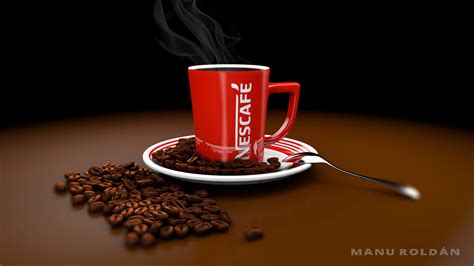 D Nescaf Coffee Model