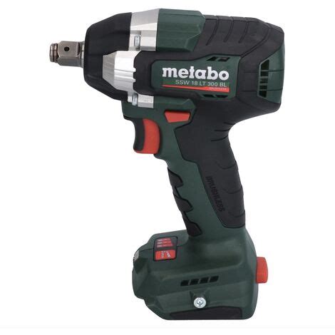 Metabo SSW 18 LT 300 BL Visseuse à choc sans fil 18 V 300 Nm Brushless