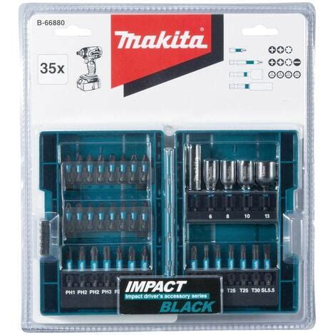 Coffret Embouts Porte Embout Et Douilles IMPACT BLACK 35 Pcs Makita