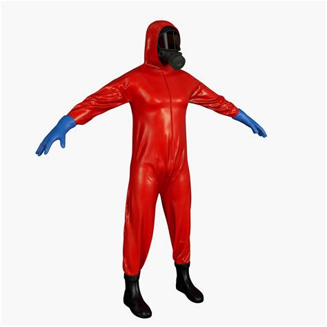 3d Hazmat Suit Model