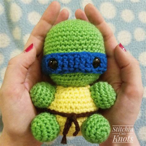 Teenage Mutant Ninja Turtles Amigurumi Pattern Tmnt Crochet Etsy