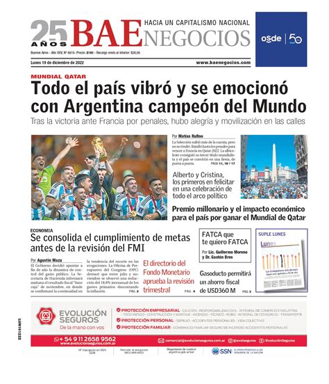 Tapas del lunes 19 de diciembre de 2022 | Crónica | Firme junto al pueblo