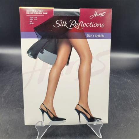 Hanes Silk Reflections Silky Sheer Control Top Reinforced Toe Size