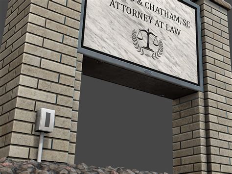 Lawyer Office Sign - 3D Model by Kanistra Studio