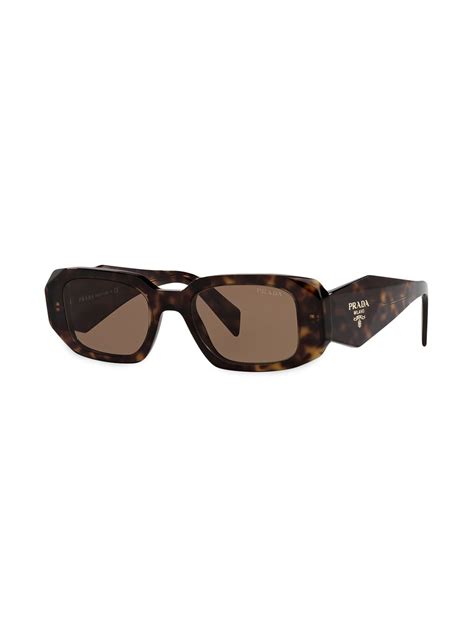 Prada Eyewear Runway Geometric Frame Sunglasses Farfetch