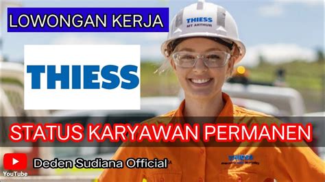 Loker Operator Pt Thiess Status Karyawan Tetap Tambang Batubara