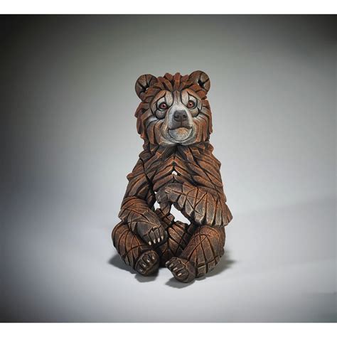 Edge Sculpture Bear Cub Figure By Matt Buckley Statue