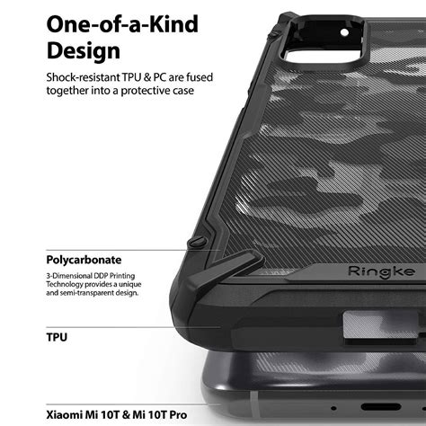 Ripley Carcasa Ringke Fusion X Para Xiaomi Mi T T Pro Camo Black