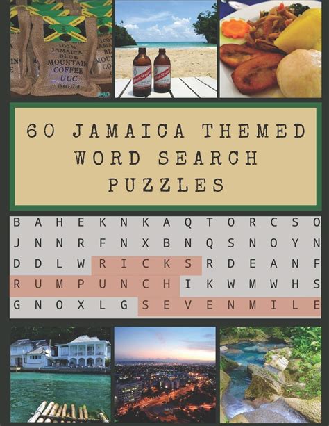 Buy 60 Jamaica Themed Word Search Puzzles Over 600 Jamaican Phrases