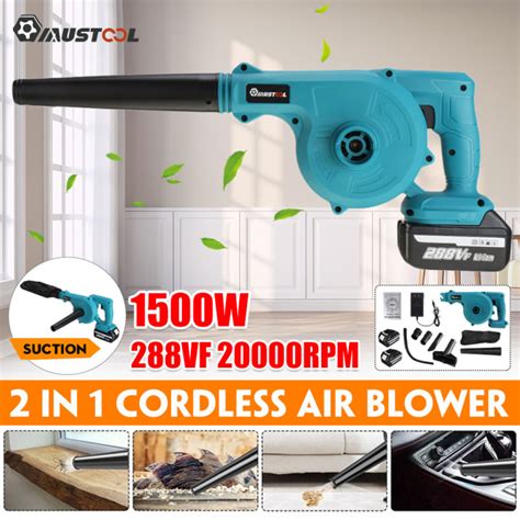 1500W 288VF Multifunctional Cordless Electric Air Blower Vacuum