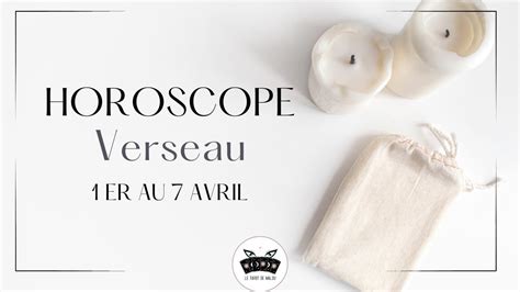 ♒ Verseau ♒ Horoscope 🔮 Semaine Du 1er Au 7 Avril 2024 🔮 Youtube