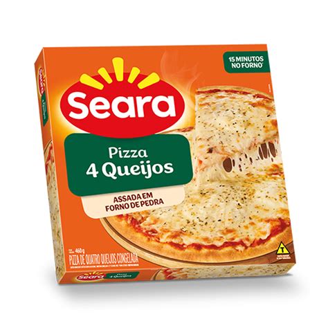 Pizza Quatro Queijos Congelada G Seara