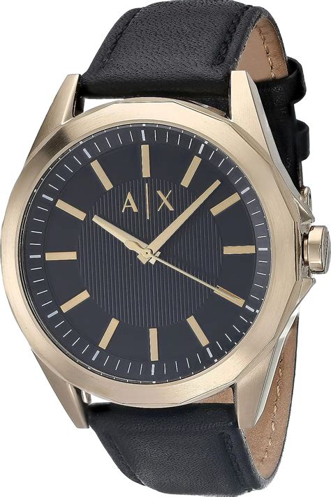 Reloj Armani Exchange Smart Para Hombres 44mm Pulsera De Piel De