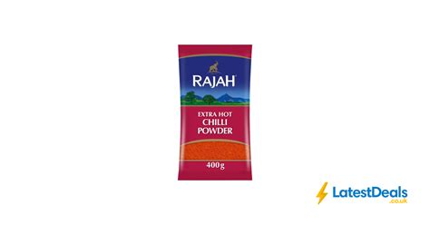 Rajah Extra Hot Chilli Powder G At Iceland