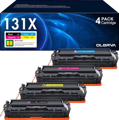 Amazon.com: OLORVA Compatible 131X Toner Cartridges Replacement for ...