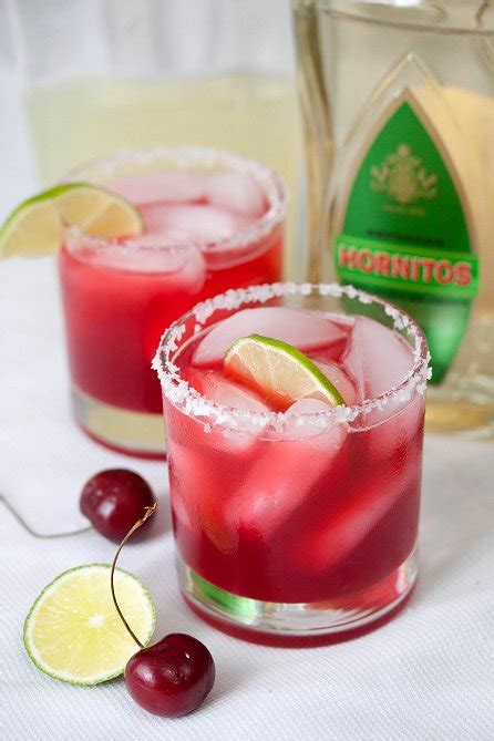 Fresh Cherry Margaritas Tide And Thyme Recipe In 2020 Cherry