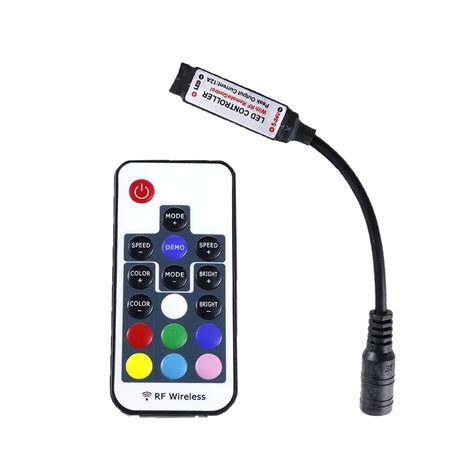 Dc V V V Rbg Wireless Remote Mini Rf Controller Led Strip Light