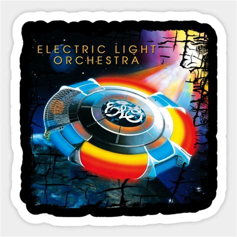 Ufo Elo Vintage Electric Light Orchestra Sticker Teepublic