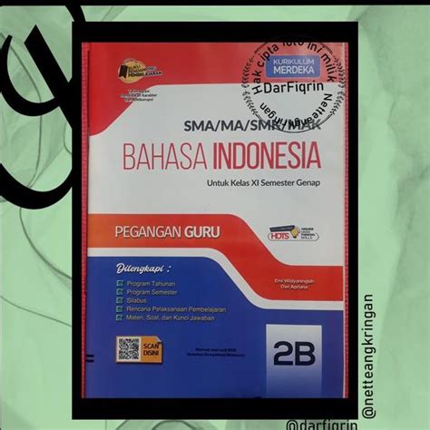 Jual Pegangan Guru Bahasa Indonesia Kelas Semester Sma Ma Smk Mak