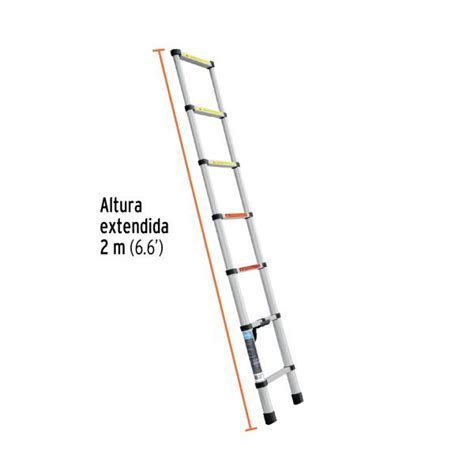 Escaleras Telescopica Pelda Os T Kg Plegable Aluminio Truper