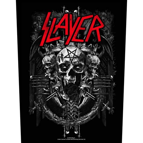 Slayer Demonic Backpatch Unkind Merchandise Oficial Produtos