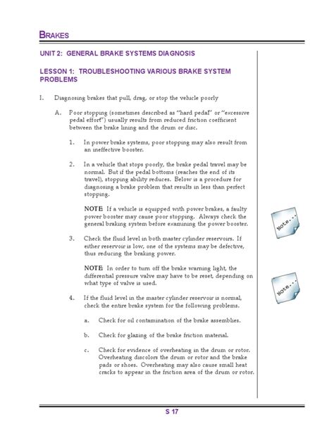 Troubleshooting Various Brake System | PDF | Brake | Machines